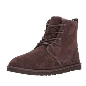 UGG Harkley Lace up Boot in Dark Brown
